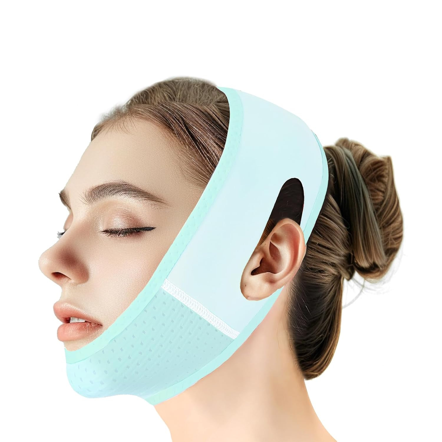 Reusable V Line Lifting Mask with Chin Strap, V Shaped Face Mask for Sagging, Ja