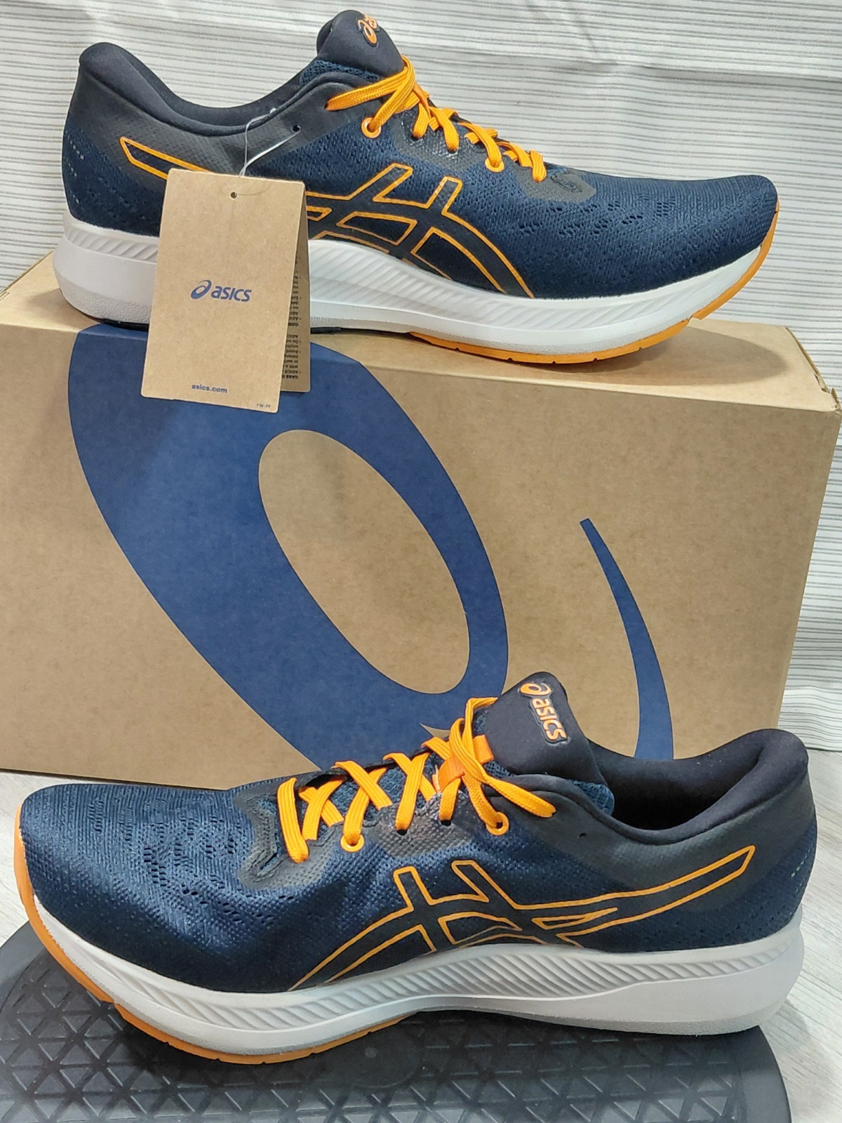ASICS EZERIDE French Blue/Yellow Men’s 11 Low Top Lace-Up Sneakers 1011B788-401