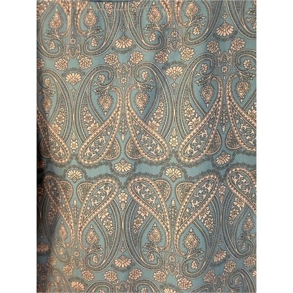 Altardi State Paisley Babydoll Tunic Top Pink Grey Bell Sleeve Aize Small