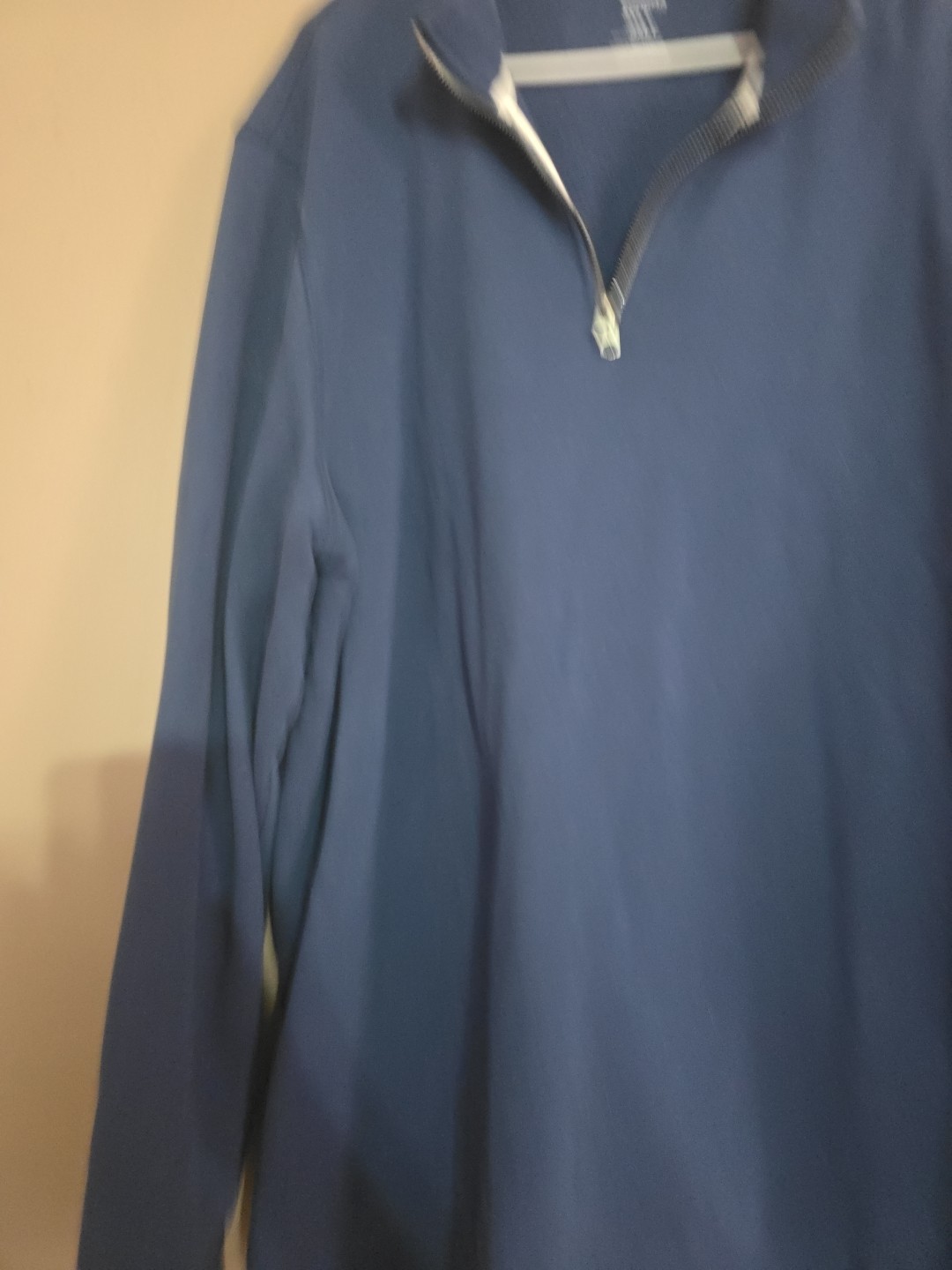 Men’s Sonoma Navy blue Pullover Zip Up Sweatshirt Size 3XLT