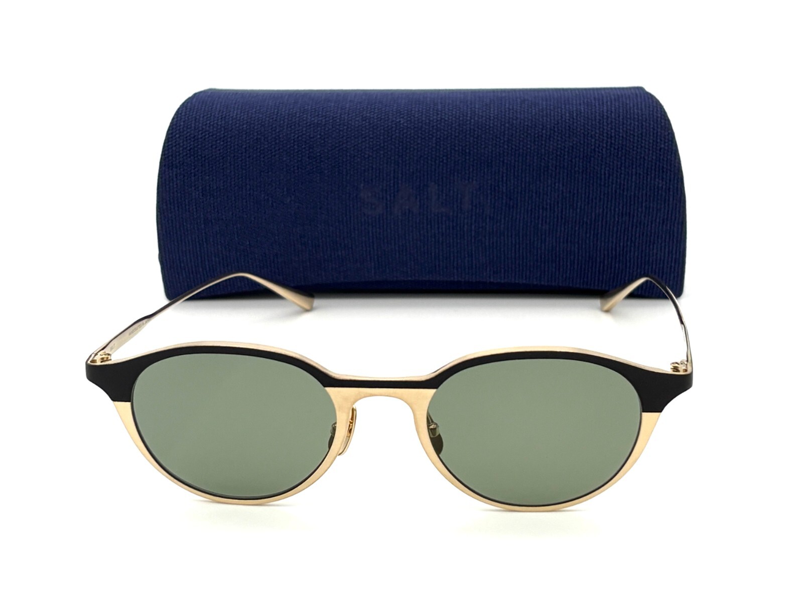 SALT Optics TORRES Black Brushed Gold / G-15 49mm Polarized sunglass