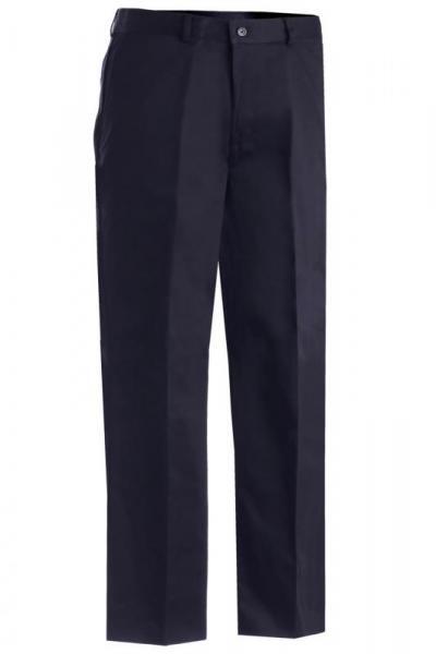Mens dress pants Navy Blue flat Dress 28 30 32 34 36 38 unhem Edwards 2793 NEW