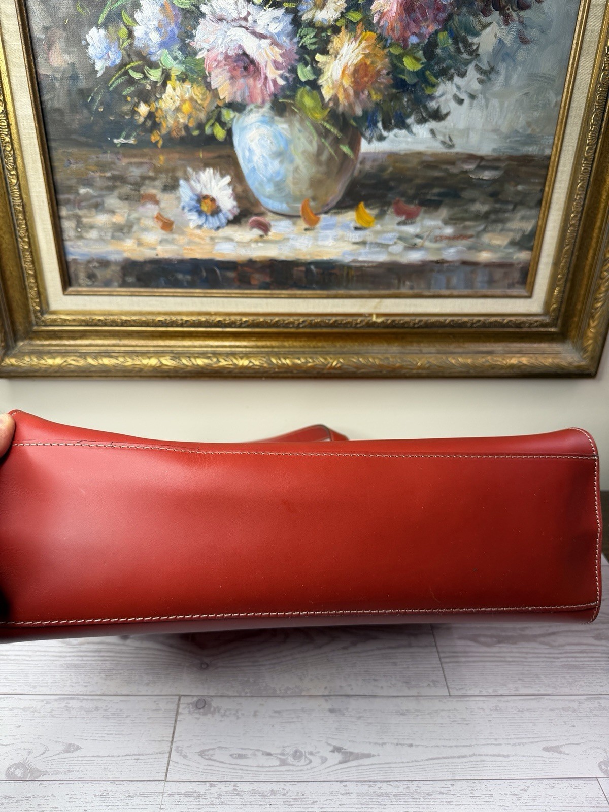 Dooney & Bourke Alto Tote – Red. Rare Find. New without tags. Pet/Smoke Free