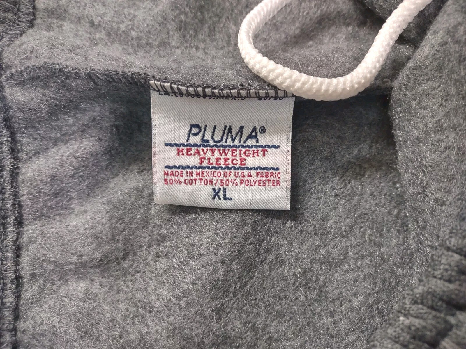Vintage Pluma Heavyweight Athletic Sweatshirt & Pants Suit Mens XL Gray NWT USA