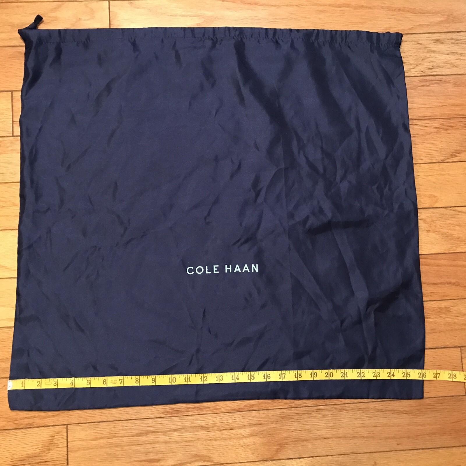 NEW Cole Haan Large Gray Leather Tote Bag 19.5″ w/Dust Bag Mint Fall Sale