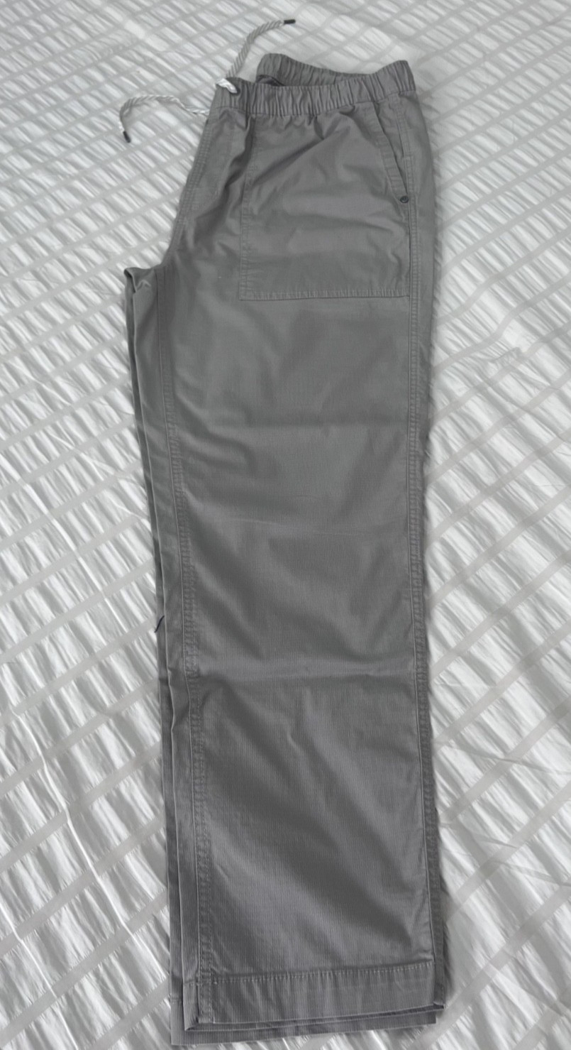 Vuori Ripstop Pant Dura Terra Straight Elastic Waist Drawstring Mens Sz XXL Mens