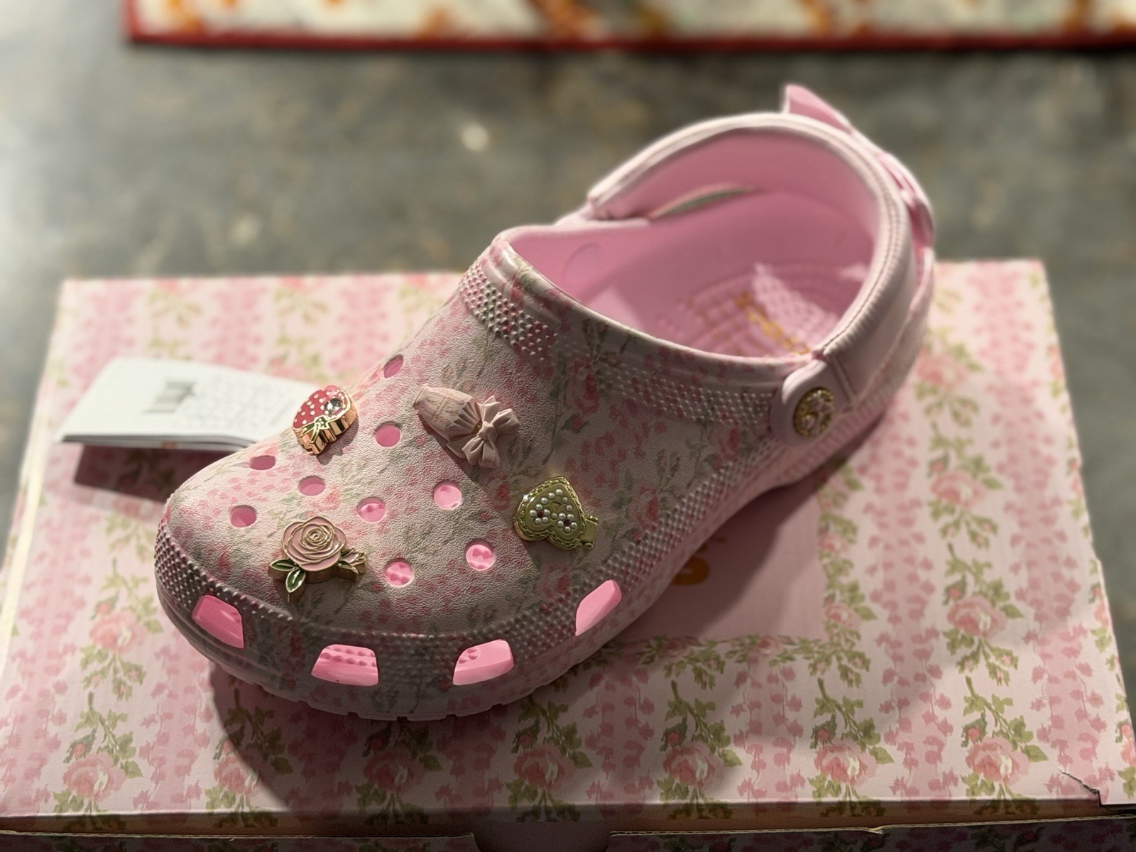 🌸 LoveShackFancy x Crocs – Pink Milk 🌸 W7 W8 W9 W10 IN HAND