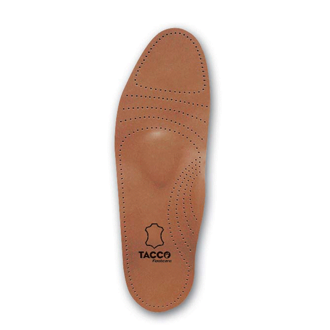 TACCO 694 Deluxe Orthotic Arch Support Leather Shoe Insoles Inserts