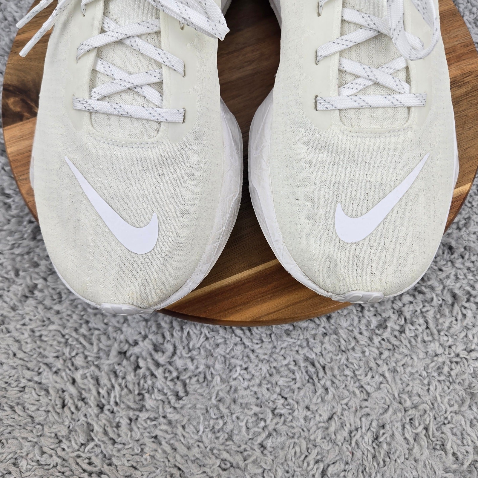 Nike Men 13 ZoomX Invincible Run 3 White Photon Dust Gym Running Shoe DR2615-103