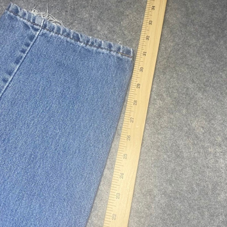 Levi Strauss 505 Mens W36 L32 Blue Denim Straight Fit Jeans Pants