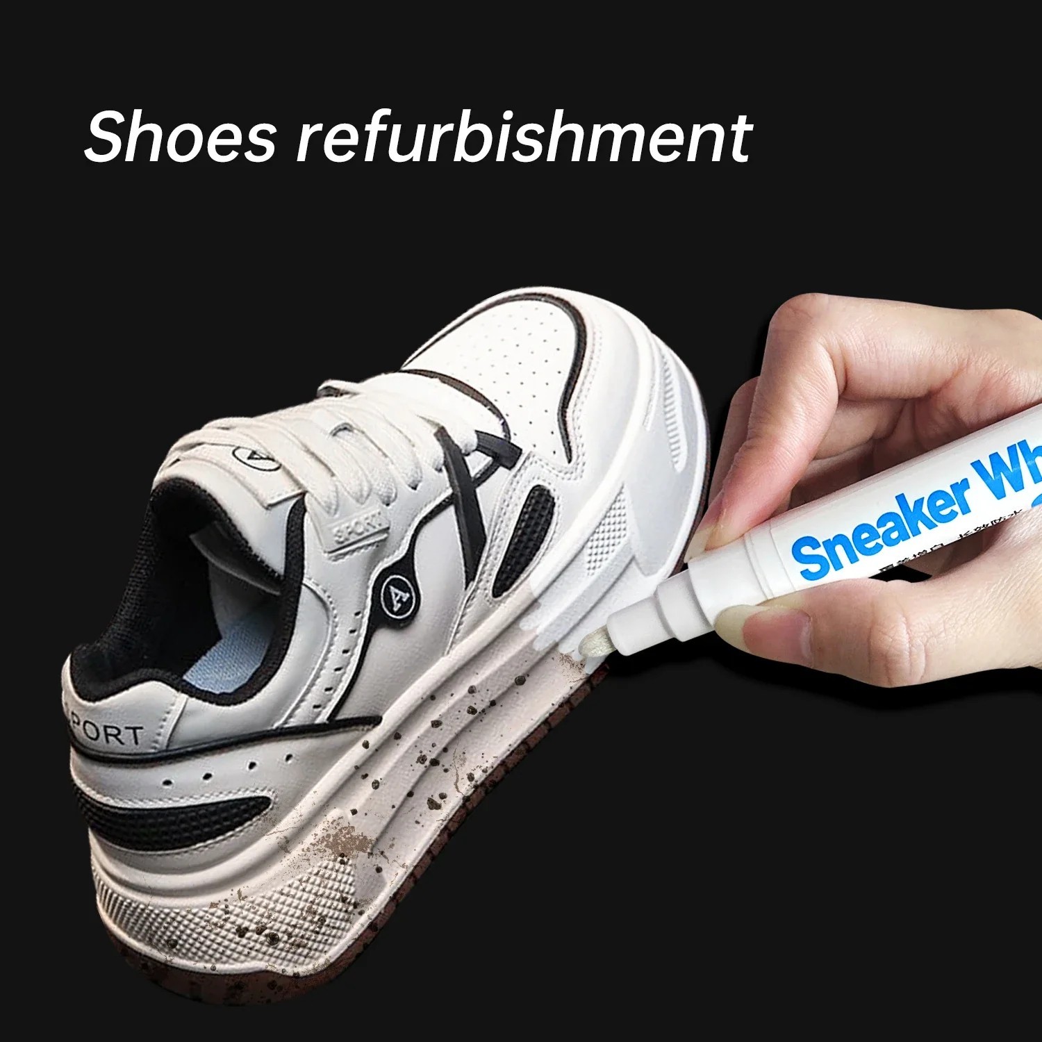 Sneaker Whitening Pen White Shoe Cleaner Anti Yellow Stain Remover