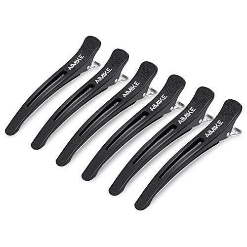 6 Pack 4.3 Inch Long Professional Hair Clips Non-slip Hair Styling Clips | Ebay