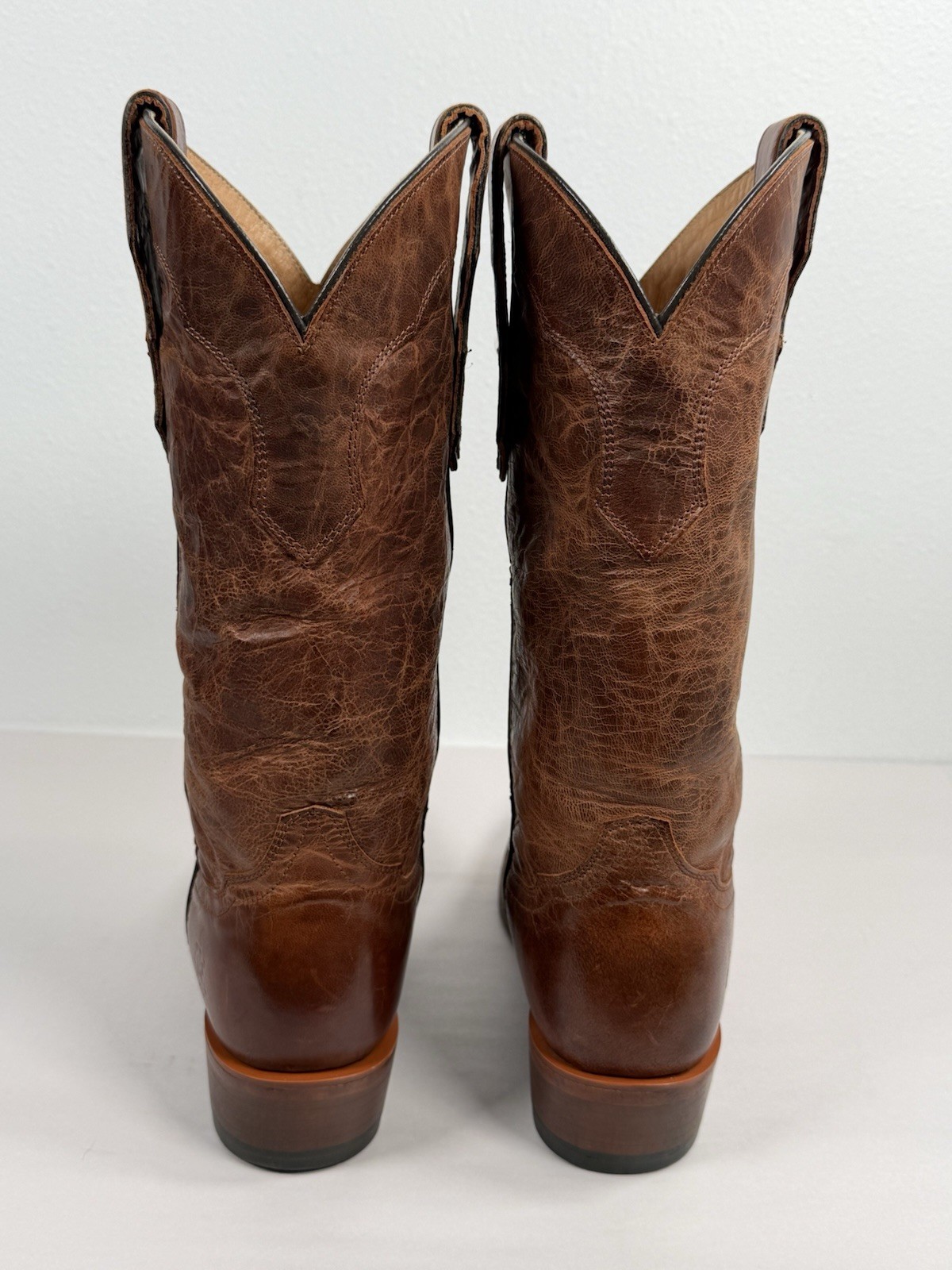 Men’s Cattle Baron Cowboy Boots Size 9 D Scotch Goat DH5441 Ranch Riding Western
