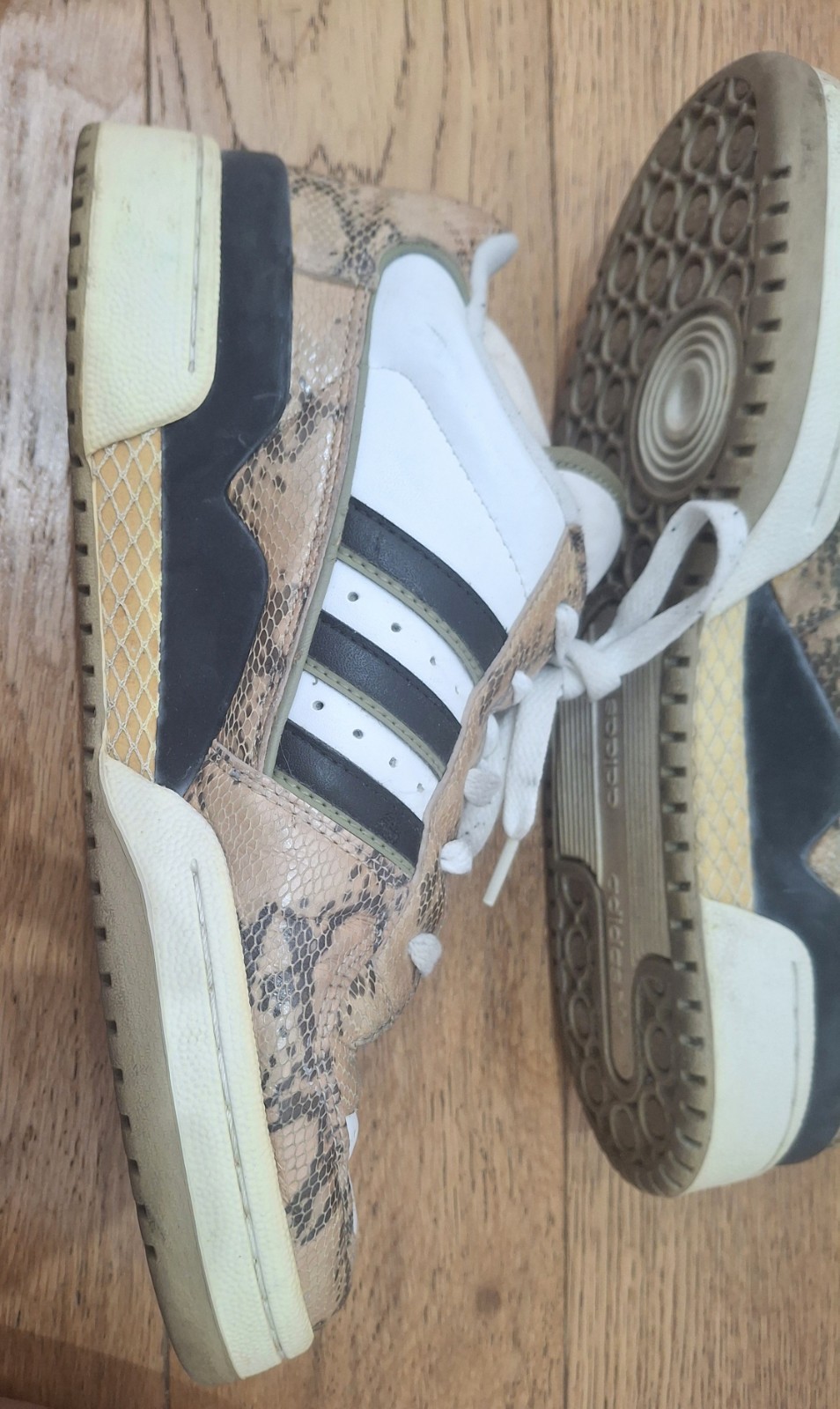 Rare Vintage Adidas Original Model Fleetwood Snakeskin Years 2004 – Size 43 1/3