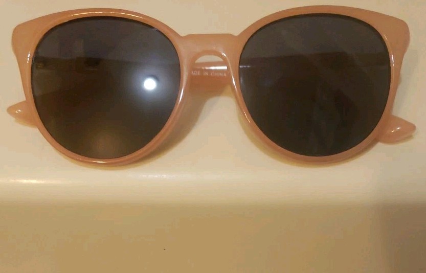 J.CREW Factory Women’s Rounded-Frame Sunglasses Milky Brown or Pinkish Brown