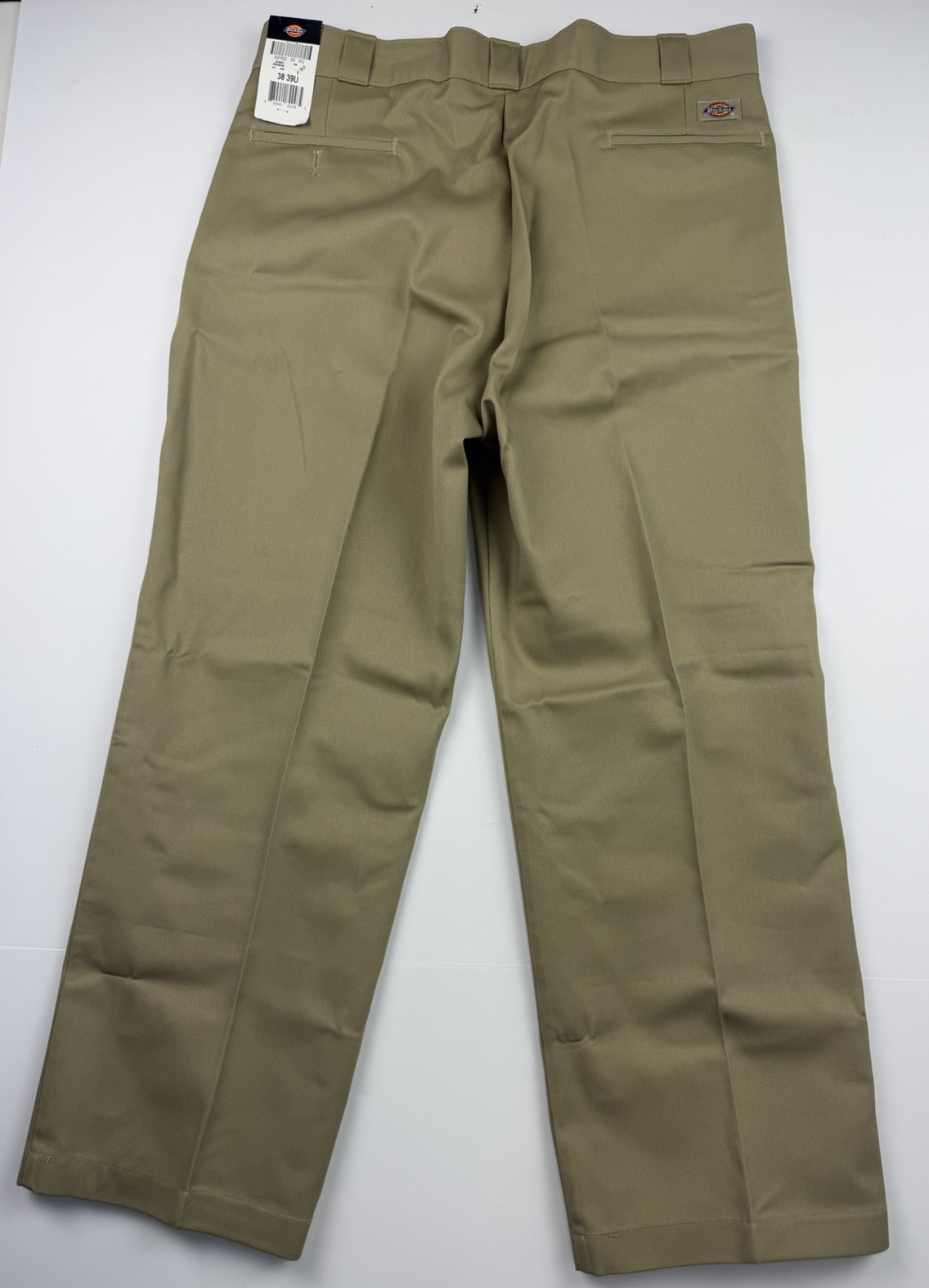 Dickies Original 874 Work Pants Men’s 38×30 Khaki Flat Front Uniform Pants NWT