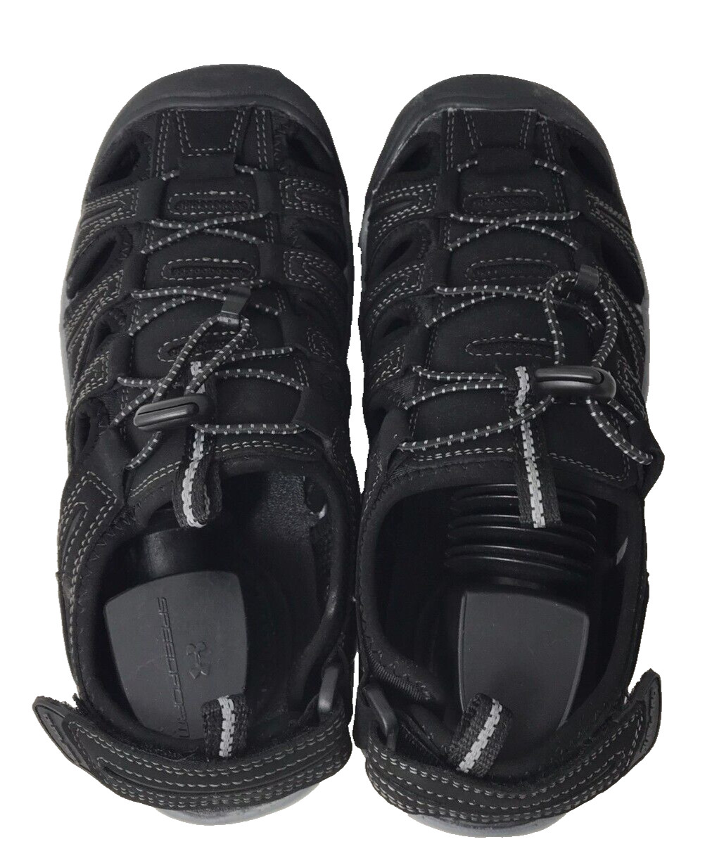 Outland Men’s Equinox Outdoor Rugged River Sandals Black/Gray Size:7 196P