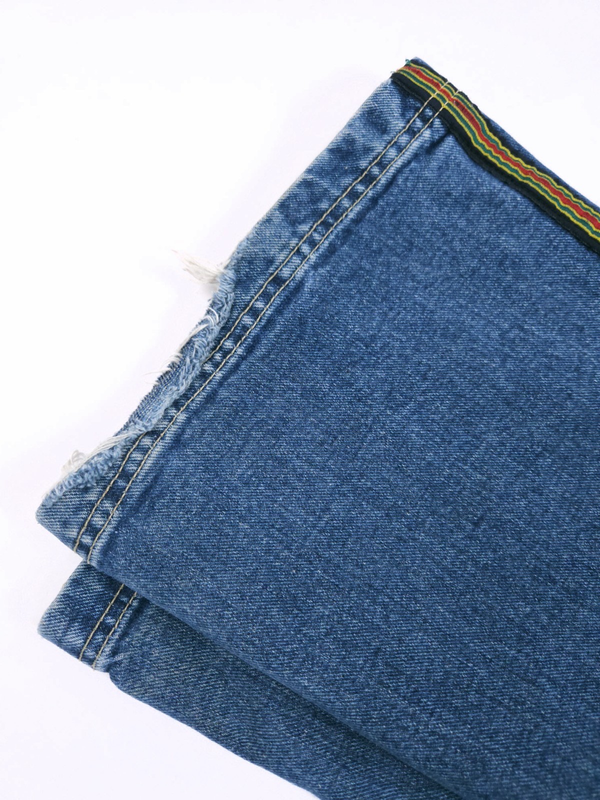 No Excuses Live On Stage Y2K Jeans Women’s 31×21 Flare Leg Ribbon Striped