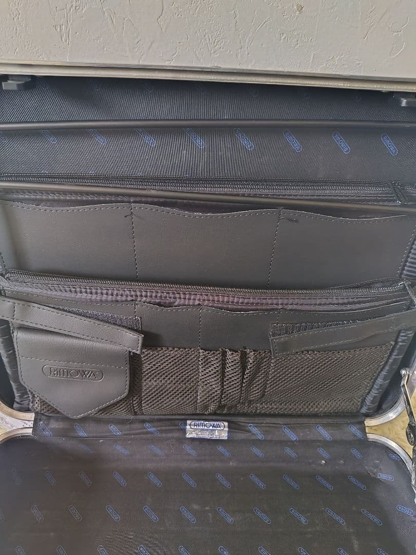 RIMOWA Limbo Series Briefcase Attache Case Black 14L Polycarbonate Alumunium