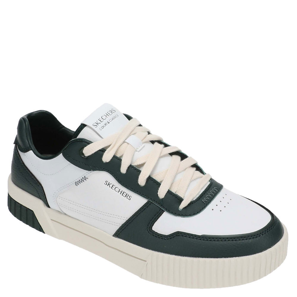 Skechers Court Classics Jade-254043 Men’s Sneaker – White/Green