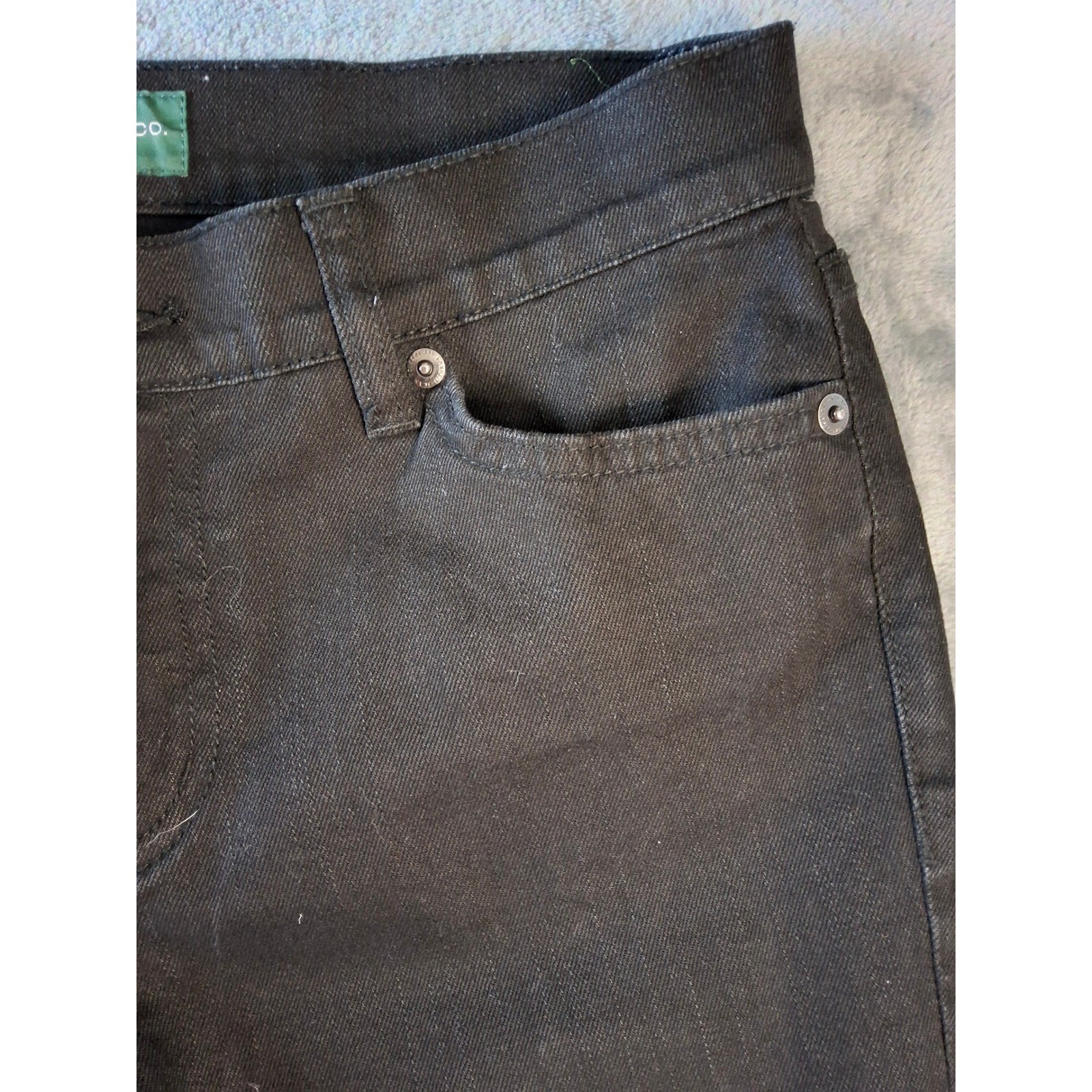 Lauren Ralph Lauren Petite Black Classic Straight Leg Jeans Size 4P Denim Pants