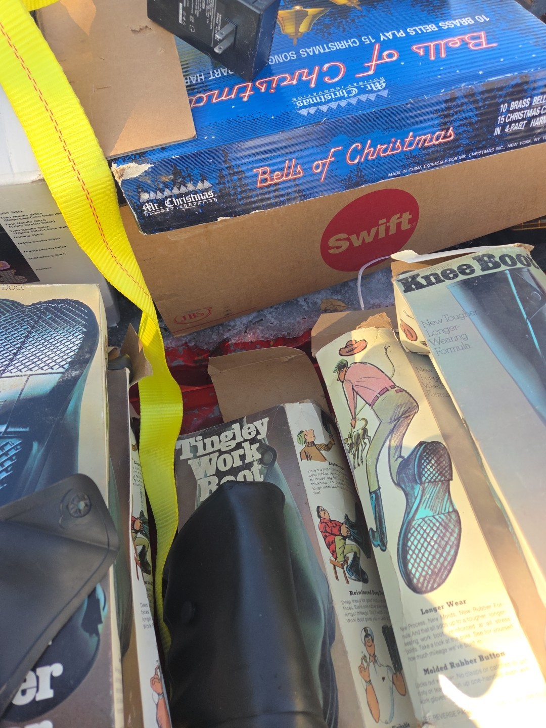 ONE PAIR ONLY TINGLEY RUBBER WORK BOOT STOCK NO 1400 MEDIUM 8-9 1/2 SELLING MORE