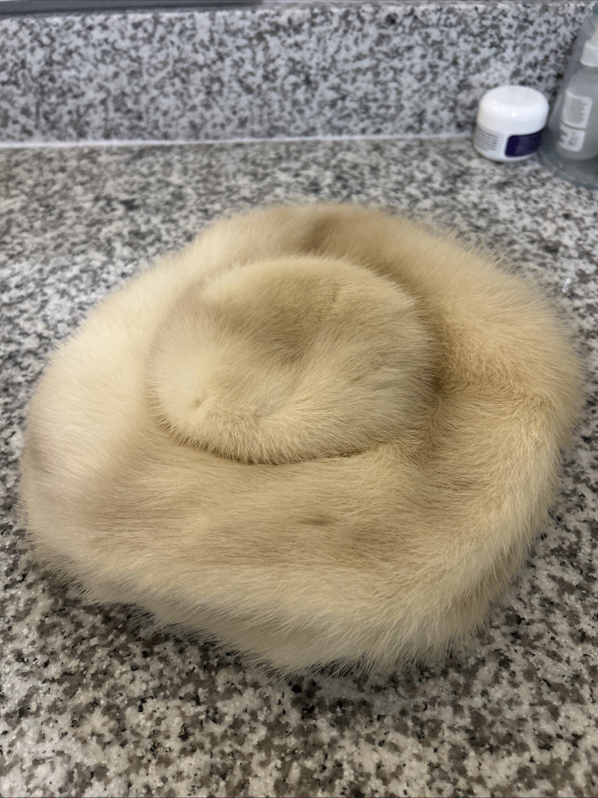 Vintage fur Hat Made by regency Of new York Rare And Very Unique W Chin Strap