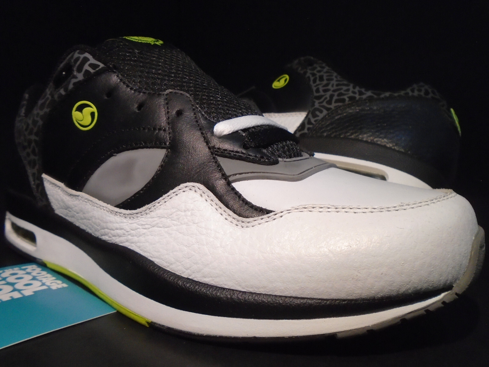 2007 DVS HUF 5 RUNNER ORIGINAL INTENT SAMPLE WHITE BLACK GIRAFFE GREY NEON NEW 9