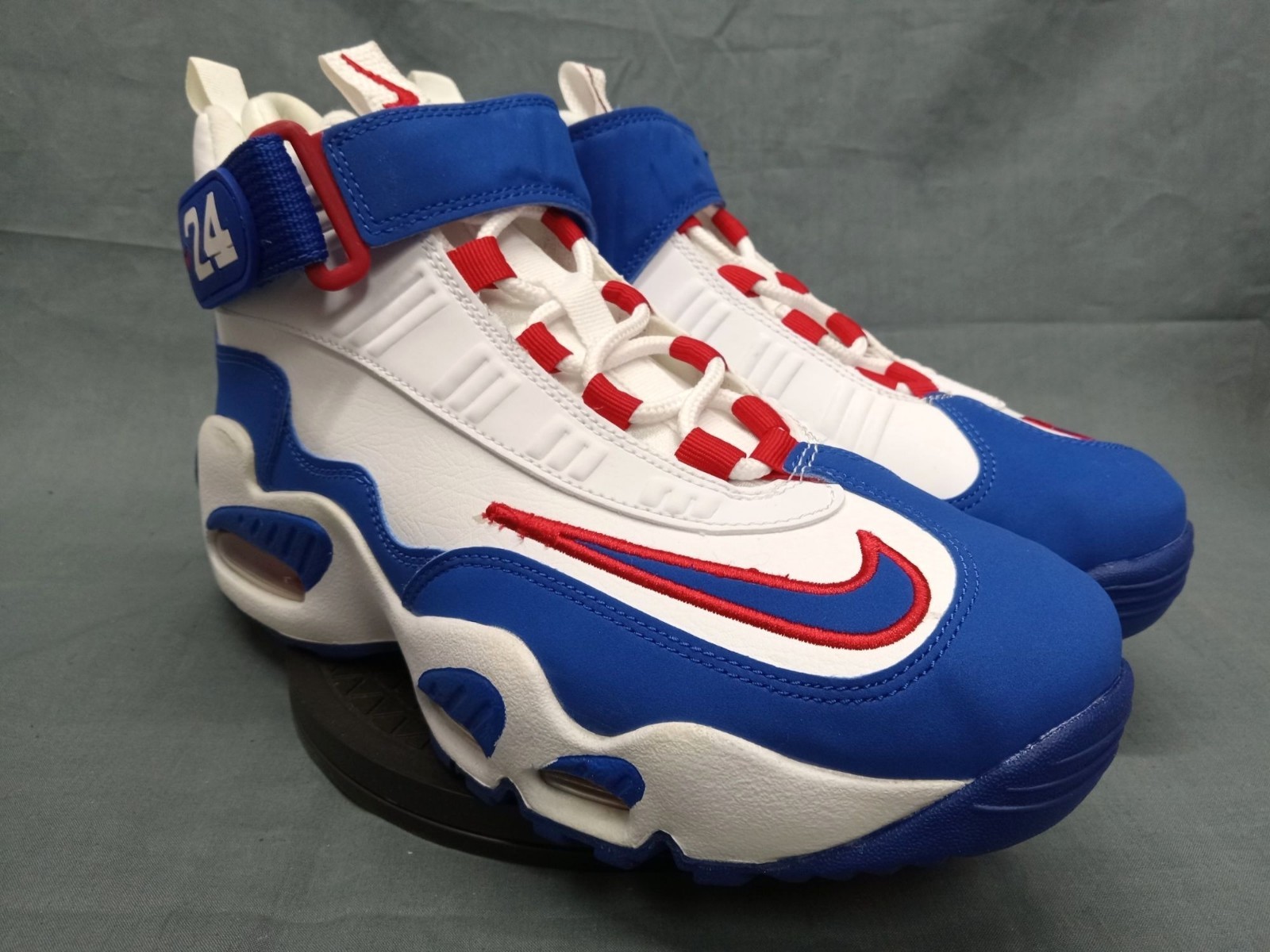 Nike Air Griffey Max 1 (GS) Sneaker USA Red White Blue Boys Size 5 NEW NO BOX!