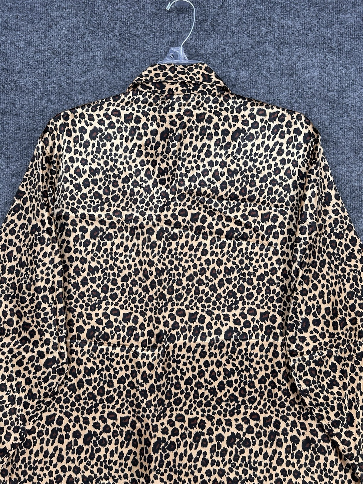 Casual Living Leopard Print Long Sleeve Pajama Set In Bag Womens L Lounge Cozy