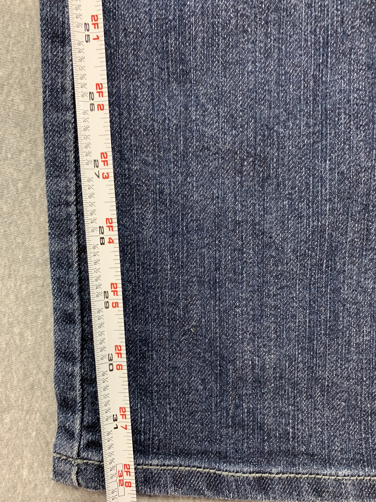 7 For All Mankind Jeans Womens 30 Flare Leg Blue A Pocket Studded Stretch USA
