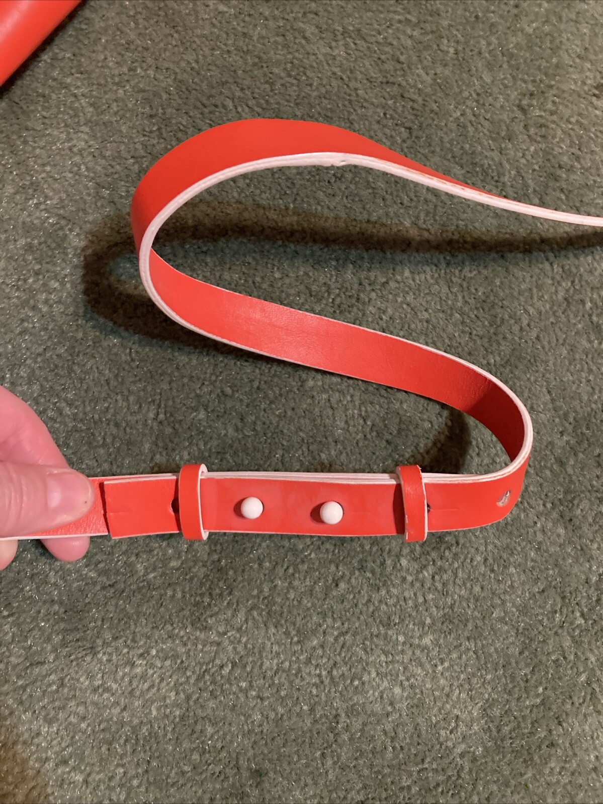Kate Spade Saturday Half Circle Bag NWOT Bright Coral shoulder, clutch, belt