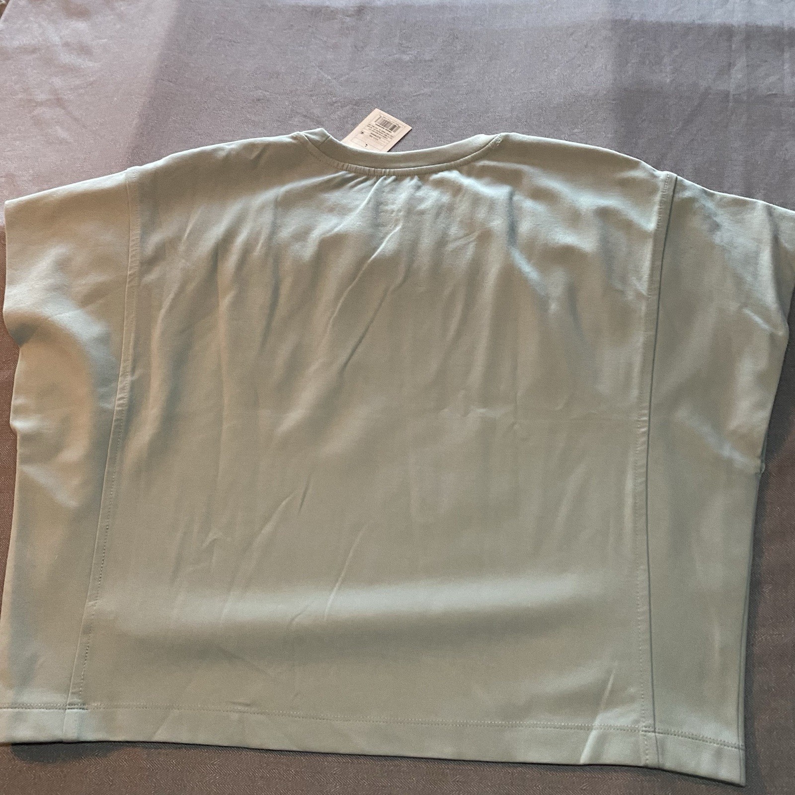 NWT Women’s Light Blue Structured Top Size Large Modern Minimalist