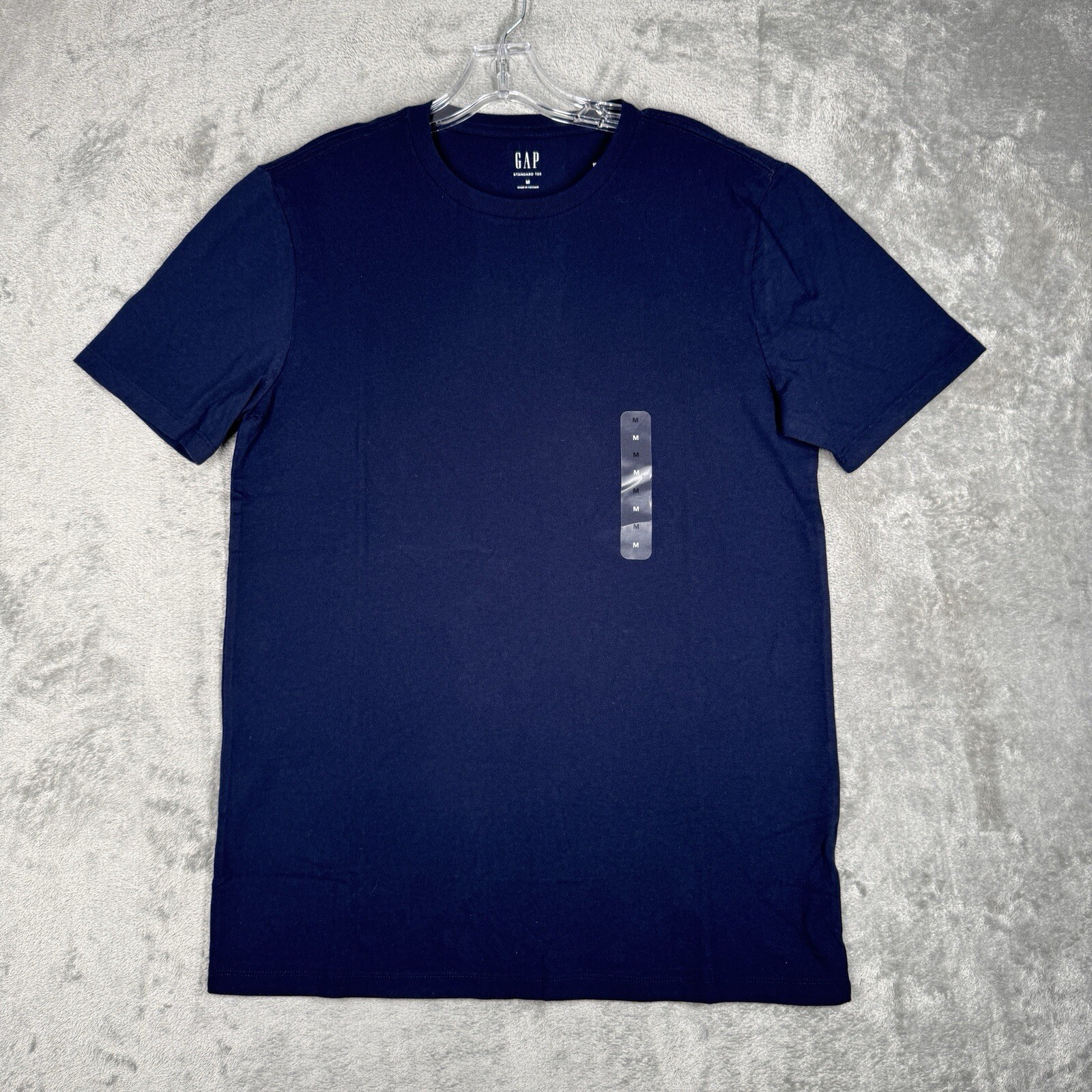 Gap Shirt Mens Medium Blue Cotton Standard Tee Basic Neutral Minimalist Casual