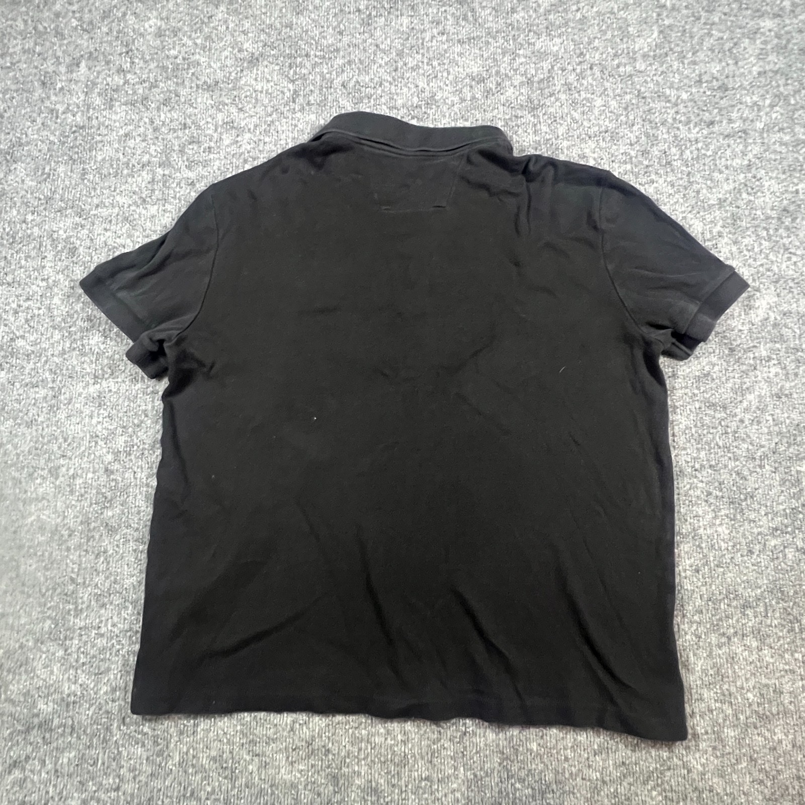 Nautica Slim Fit Polo Shirt Men XL Black Cotton Moisture Wicking Athleisure Golf