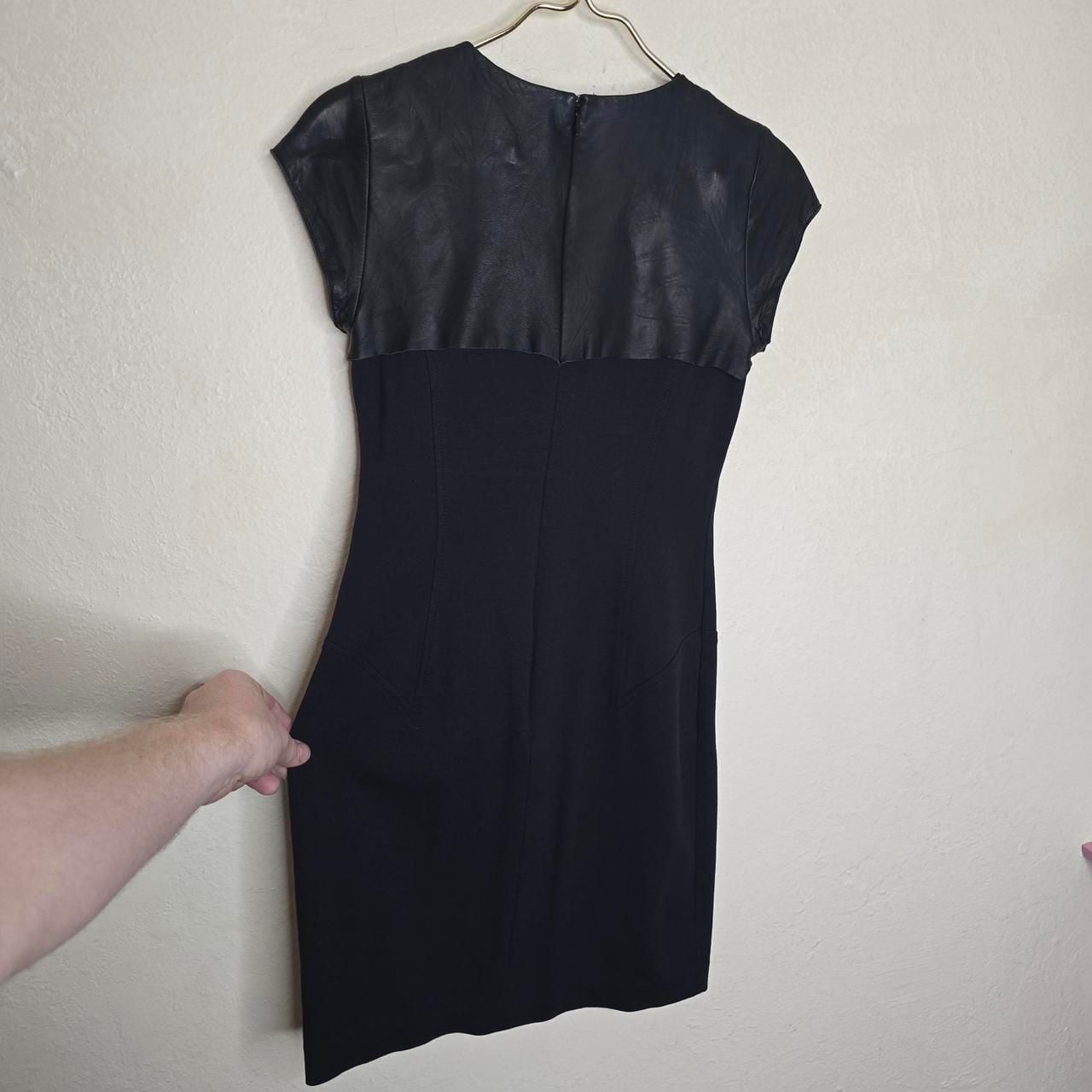 Guess by Marciano Genuine Leather Panel Bodycon Dress