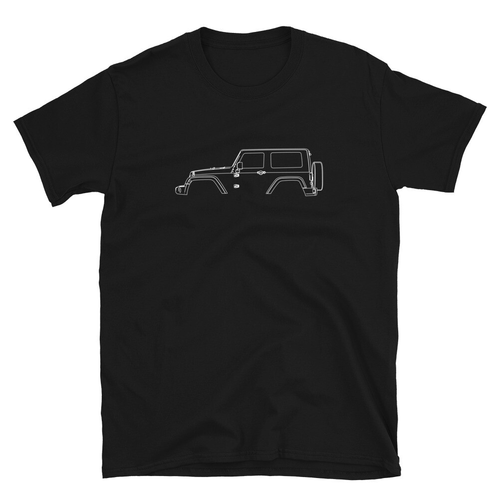 Softstyle T-Shirt For Jeep Wrangler JK 2007- 2018 Car Owners Birthday Gift