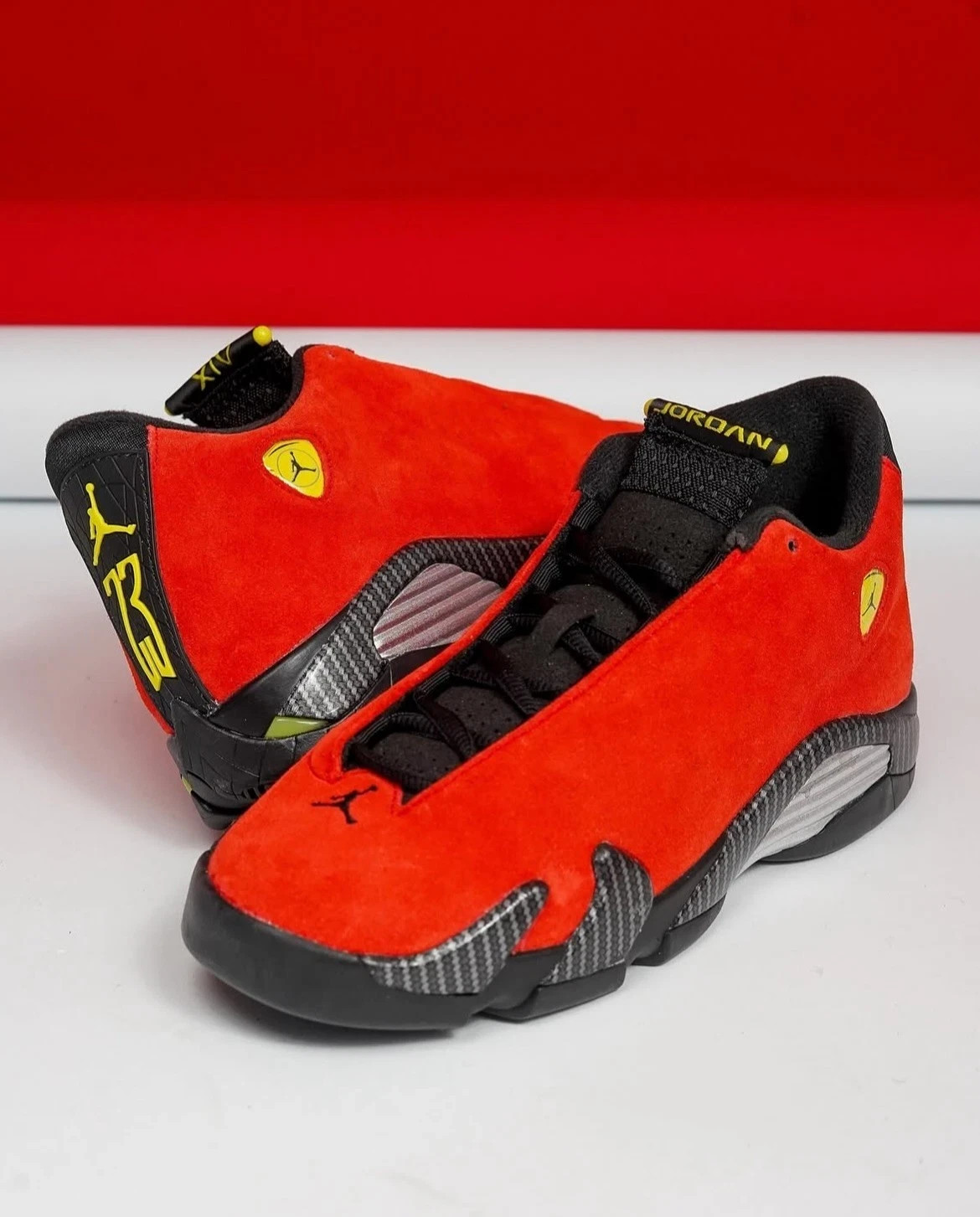 Jordan 14 Retro Ferrari Red (2025) IF5015-600 Size US 7-12 for Men