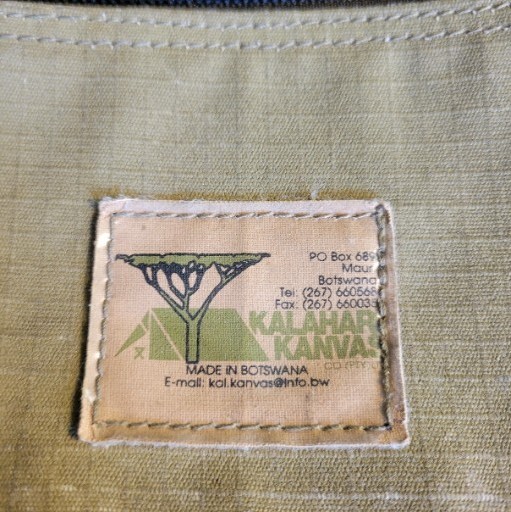 Khalihari Kanvas Jacana Bag. Hand Made In Botswana.