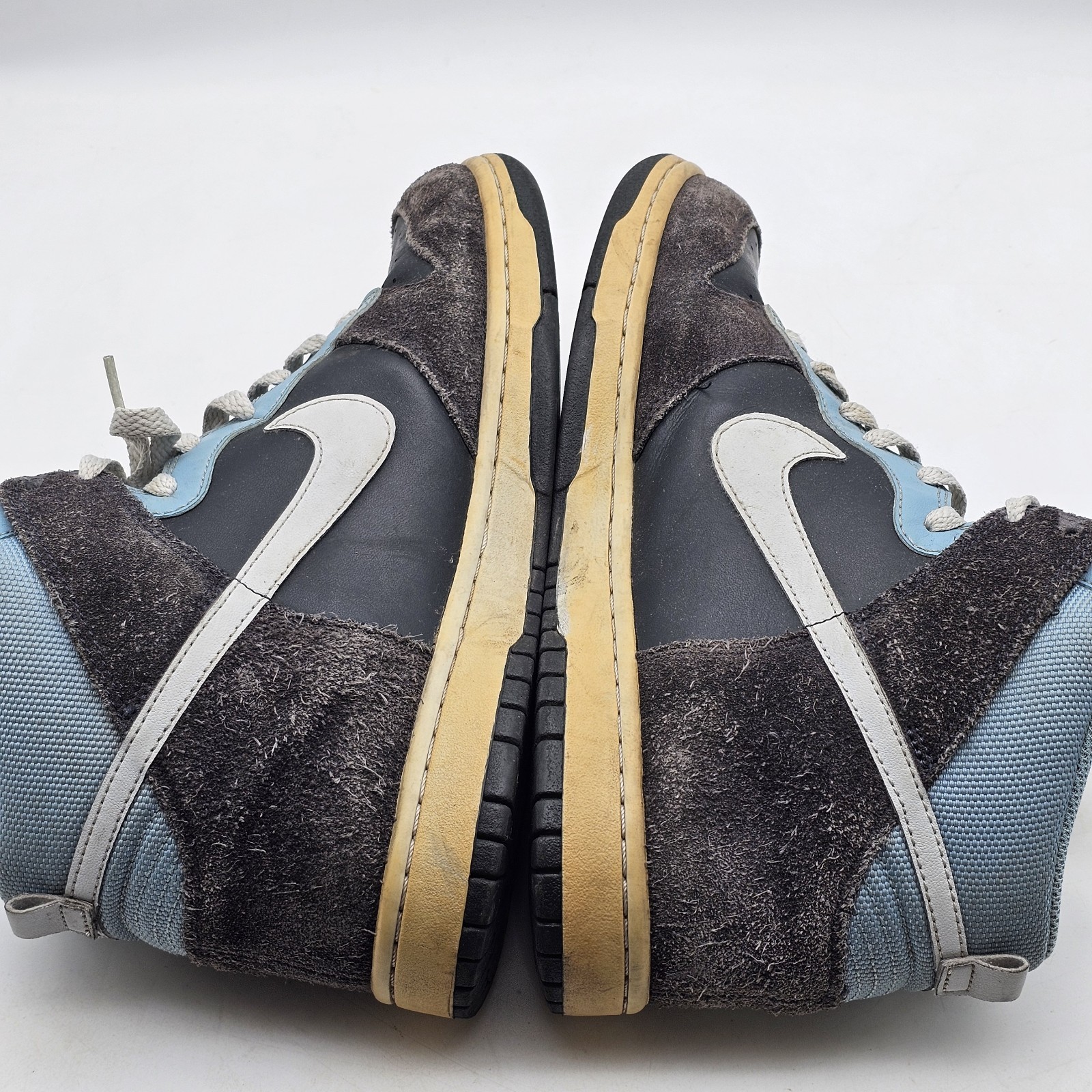 Nike Dunk High Dunk High Navy 317982-050 Suede Leather Sneaker Men’s Size 10