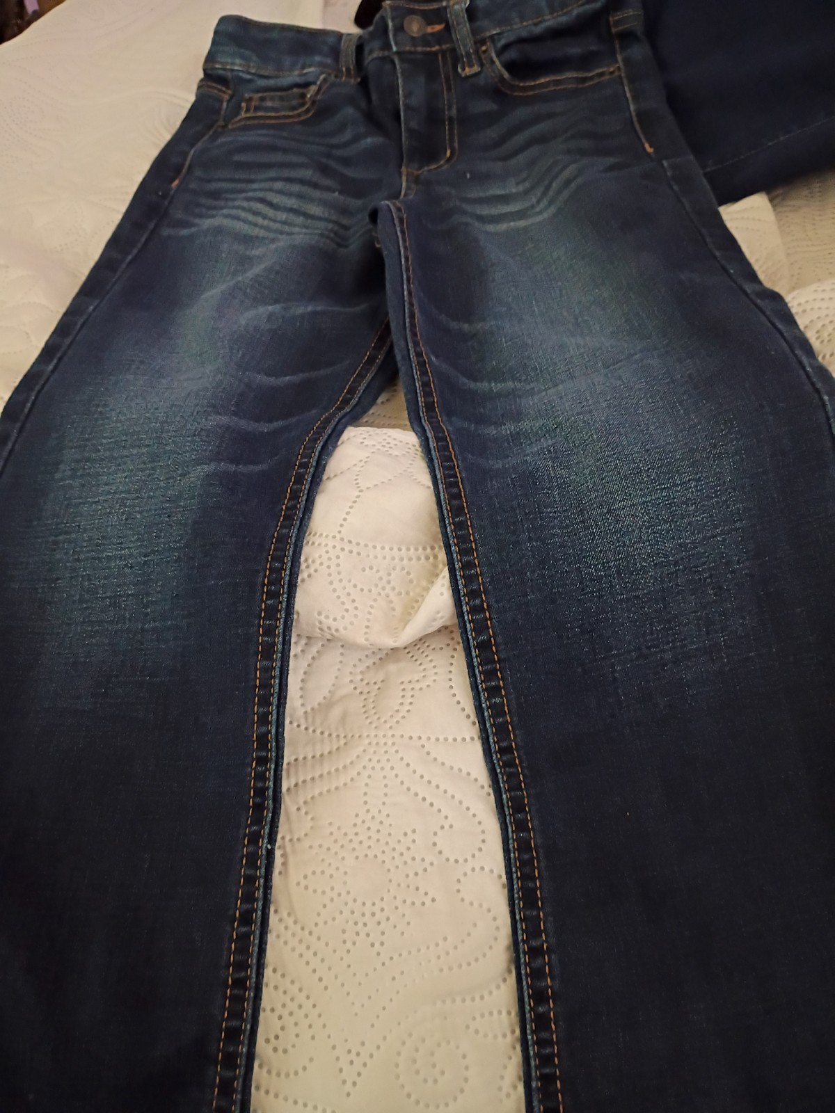 5 Piece Random Bundle Of Girls Jean The Sizes 6-14 Children Jeans.