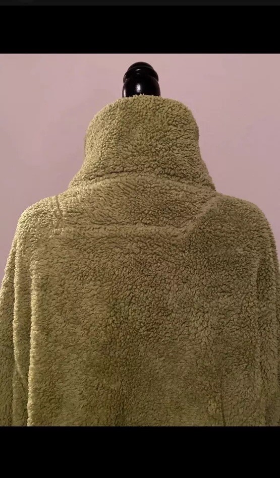 Lab Joy Medium Pullover Lime Green Sweater Hoodie 100% Recycled Polyester