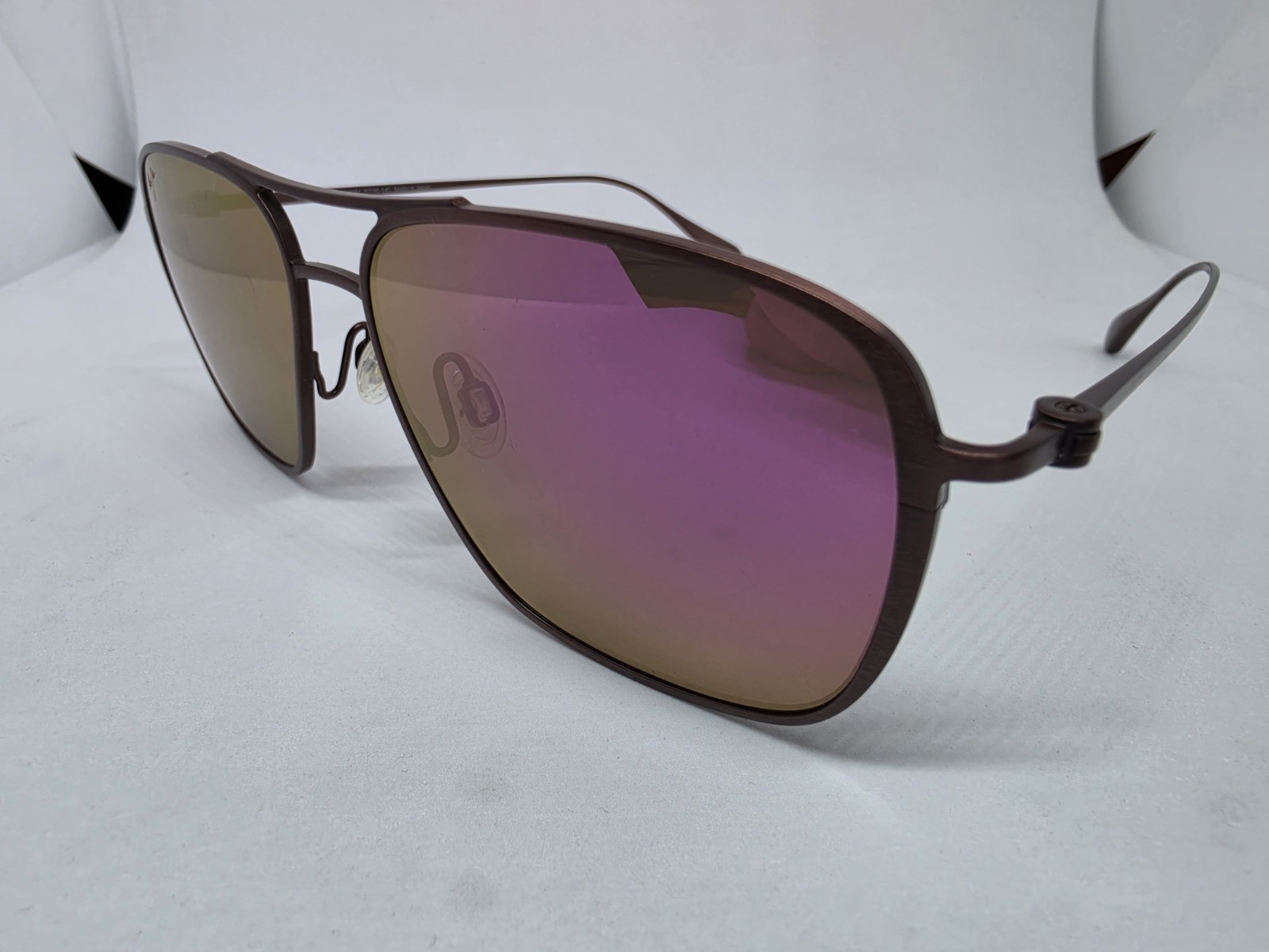 Maui Jim Beaches MJ 541 07 Titanium Matt Burgundy Frame, Maui Sunrise Polarized