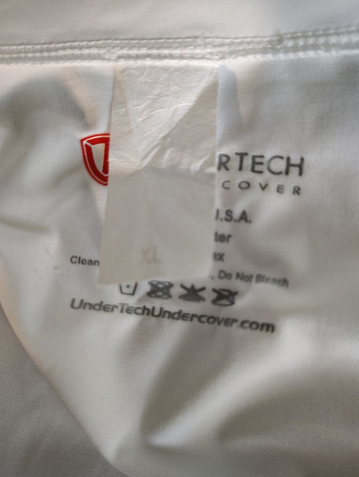 UnderTech UnderCover Men’s XL White Tactical Concealment Tank Top Compression