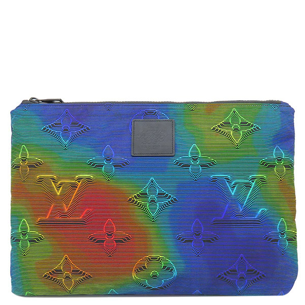 Louis Vuitton Reversible Pouch Second Bag M68777 Clutch Nylon / Leather #HDB542