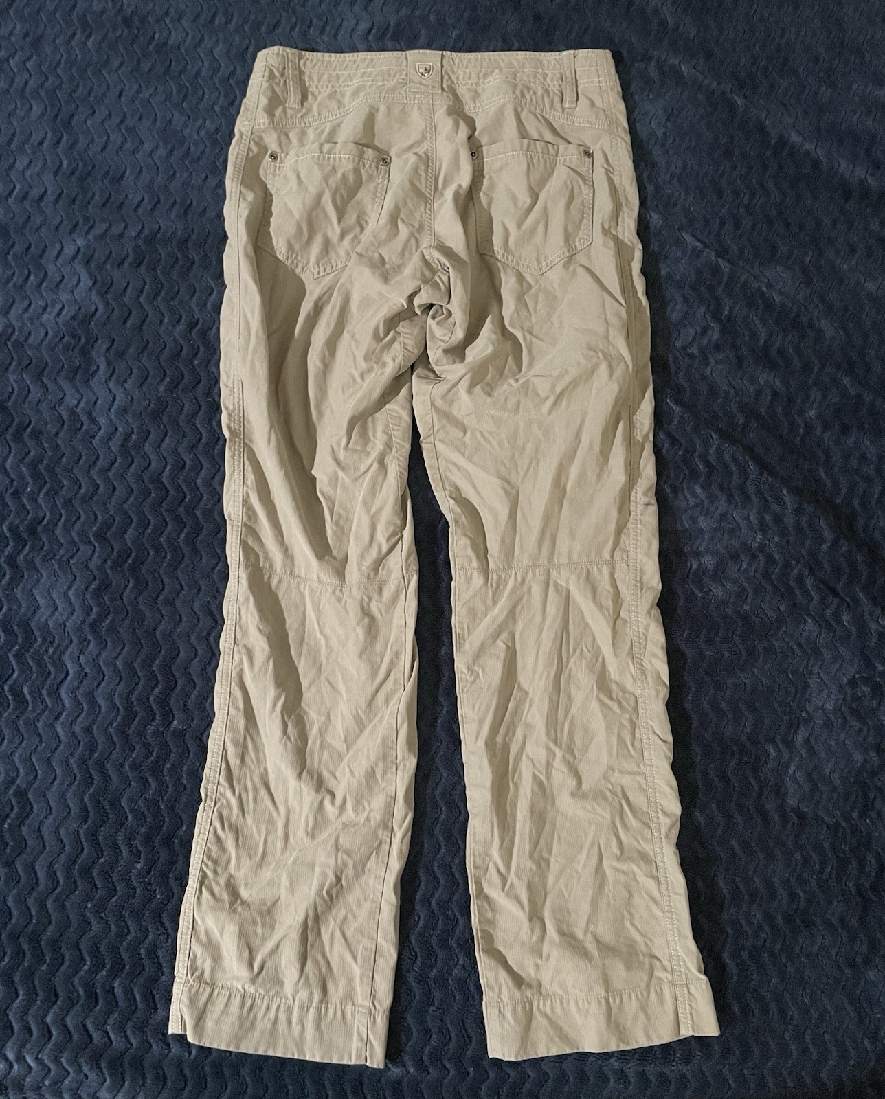 Kuhl Womens Size 6 Reg Beige Straight Leg Hiking Outdoor Pants