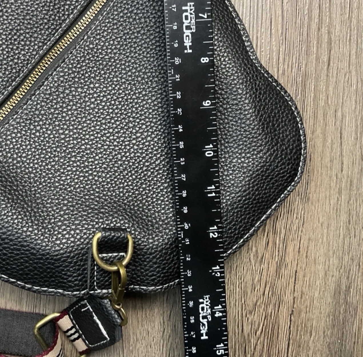 Witchy Black Cat Shoulder Bag with Adjustable Strap, Zipper Buckle Accent Unique
