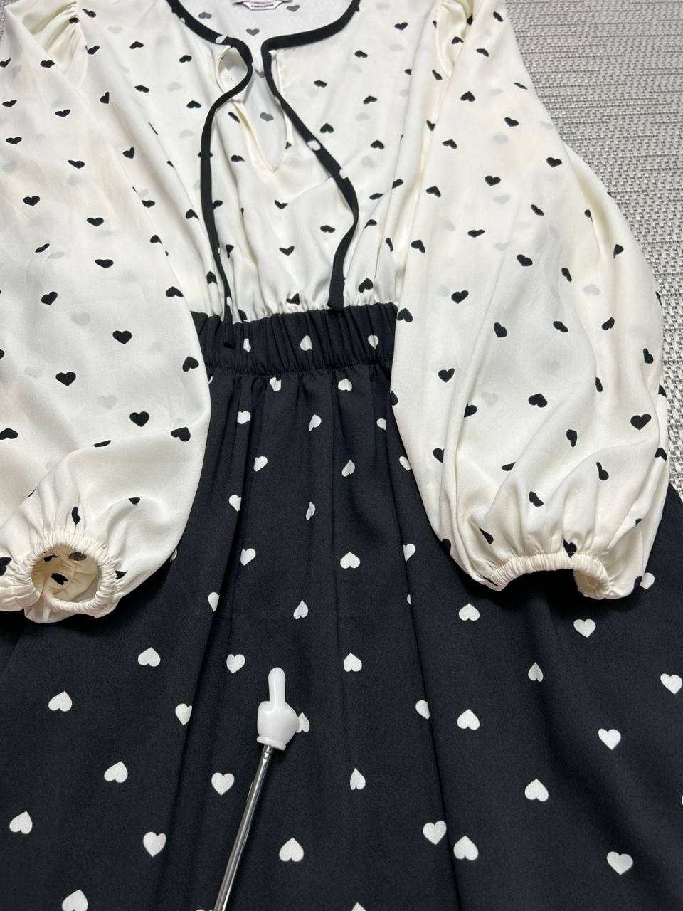 Kate Spade Dress Womens Small White Black Blouson *
