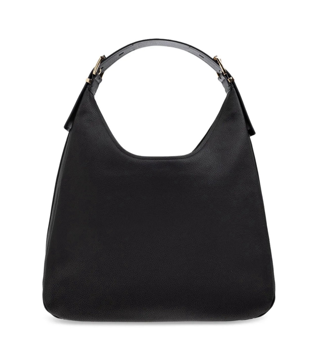 Michael Kors Large Black Leather Shoulder Bag Gold Hardware NWT