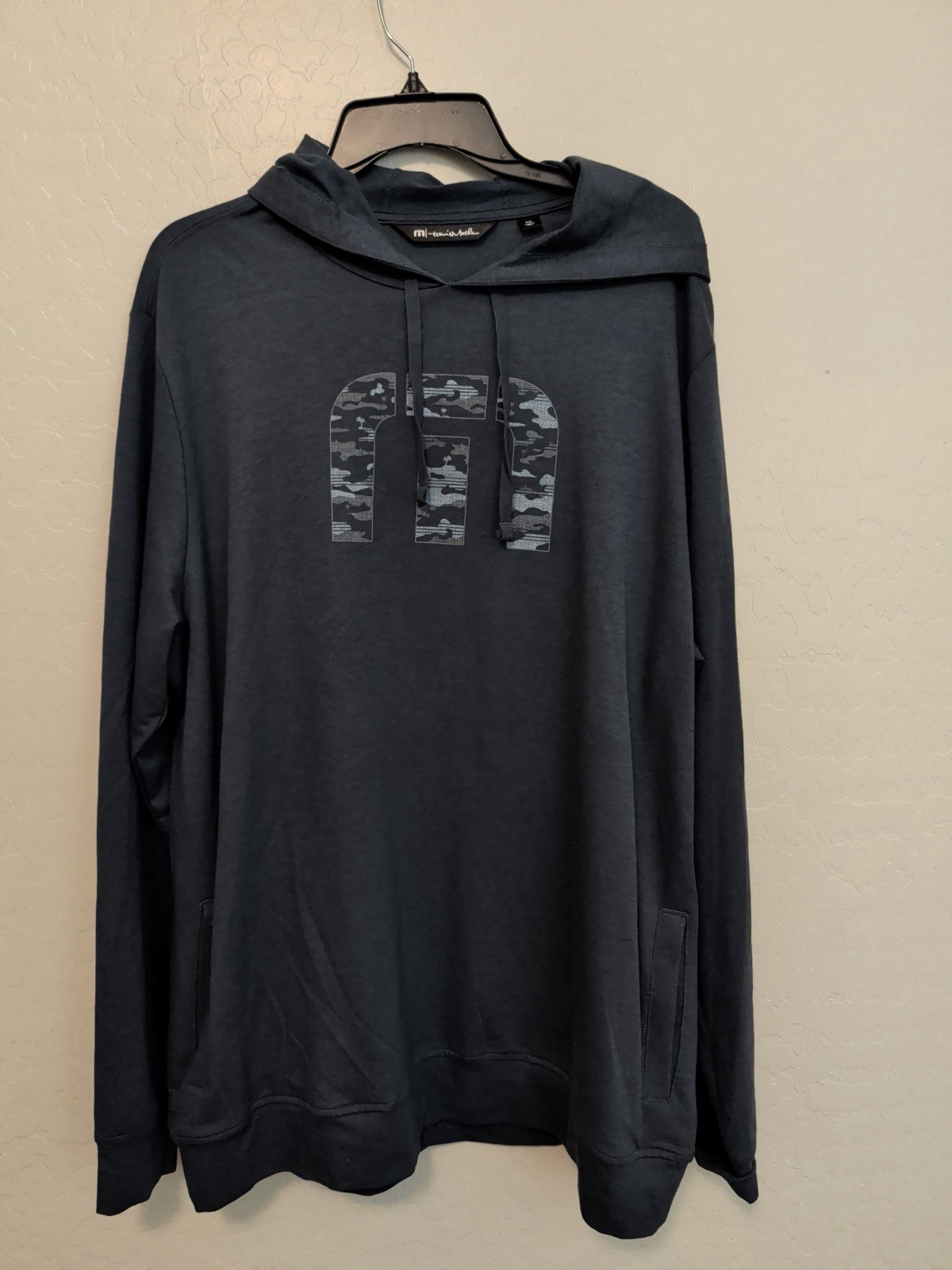 Travis Mathew Riverland Golf Hoodie Men’s XXL Navy Pima Cotton Performance